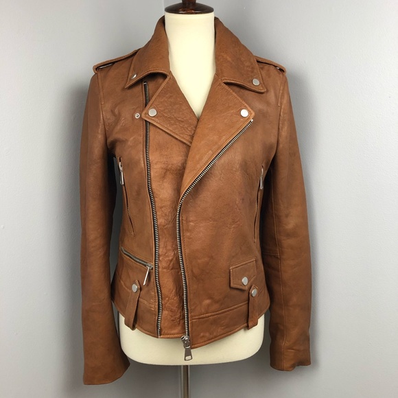 7 For All Mankind Jackets & Blazers - 7 For All Mankind Women’s Leather Biker Jacket